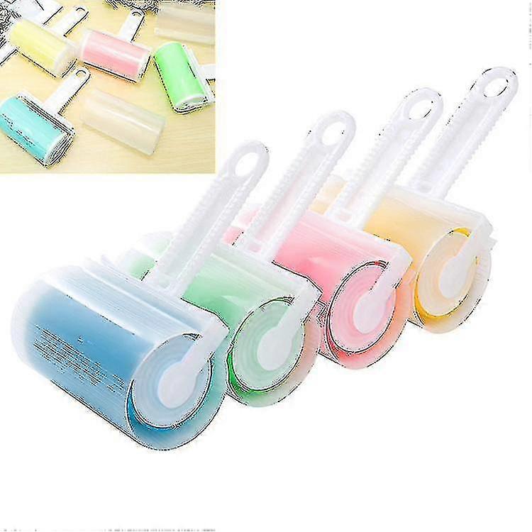 4 Pcs Reusable Washable Lint Rollers With Cover For Clean Clothes