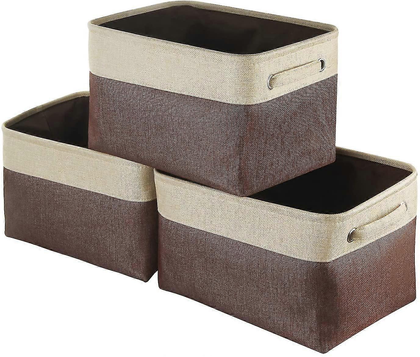 Storage Basket Bin Set [3-pack] Storage Cube Box