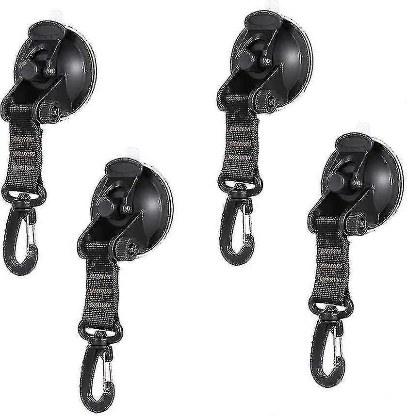 4pcs Suction Cup Anchor, Anchor Suction Cups, Heavy Duty Suction Cup Anchor With Lashing Hook Fixing, Suction Cup Awning