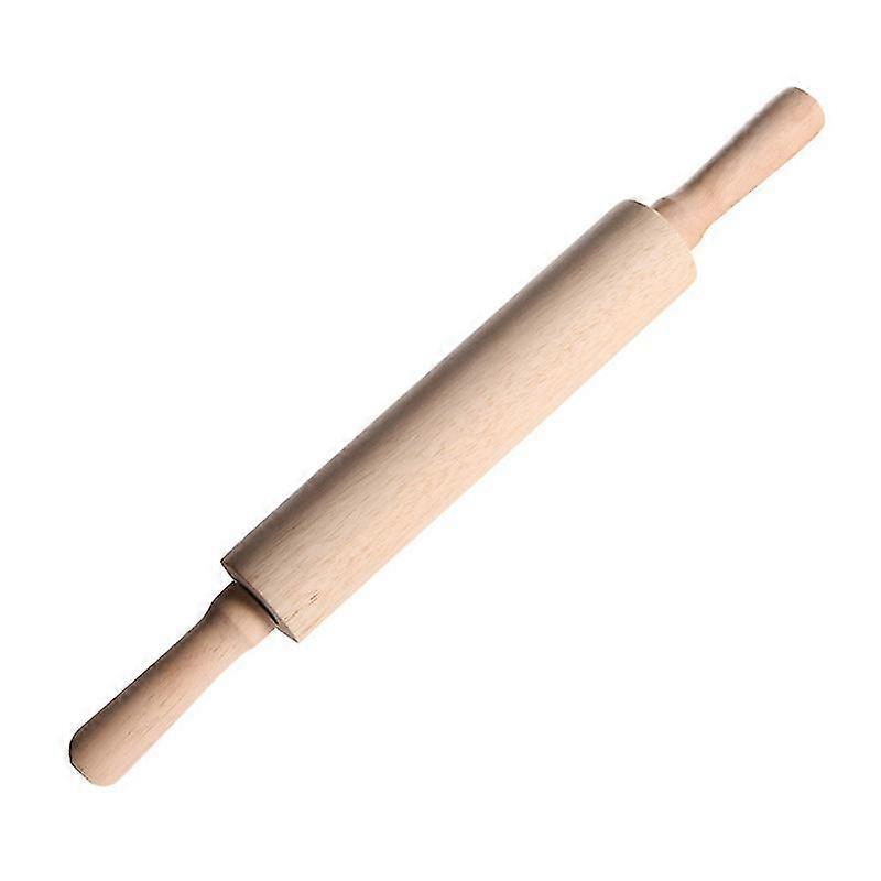 Dww-rolling Pin Solid Wood Roller Dumpling Skin Household Large Rush Noodle Stick Rolling Dumpling Skin Rolling Pin Roller Rolling Pin Wood, Diameter