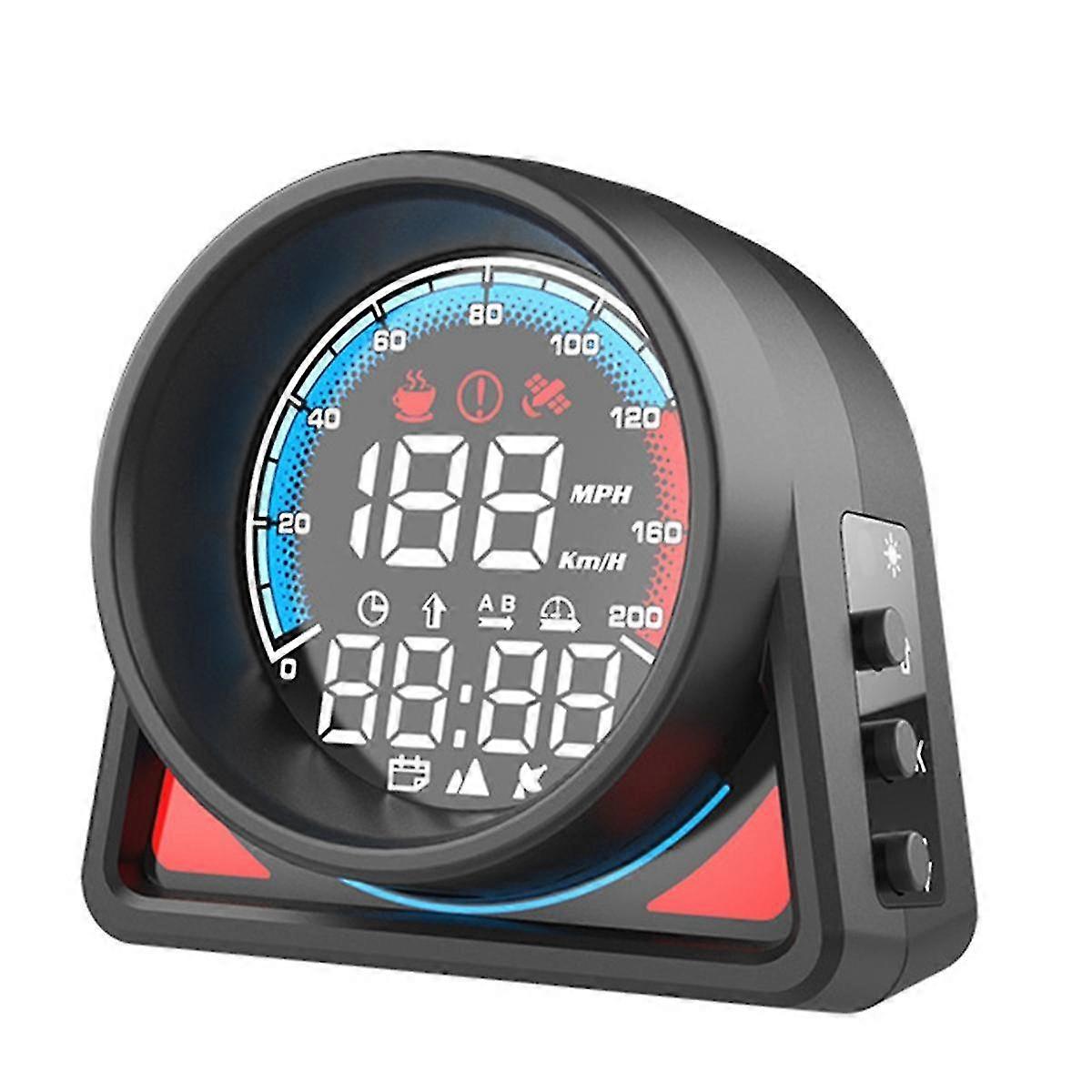 Auto Head-up Display Gps Digitaler Tachometer / Mit LED-Anzeige Geschwindigkeitswarnung Müdigkeit Fahrerinnerung Auto RV SUV