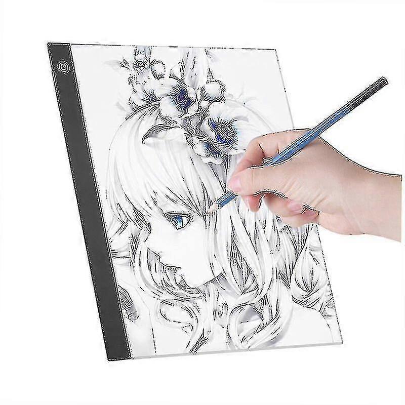 LED-A3-Leuchtplatte, Grafiktablet-Lichtpad, digitale Tablet-Kopiertafel mit 3-stufiger dimmbarer Helligkeit - 2023