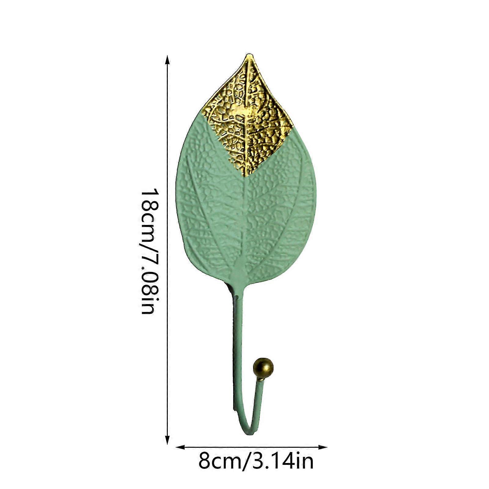 クリエイティブミニフックハンギングリストコートフックウォールフックホーム装飾葉
