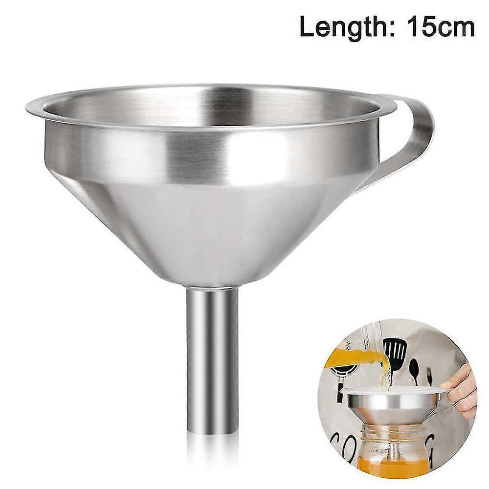 Large Stainless Steel Funnels For Kitchen,for Essential/cooking Oils