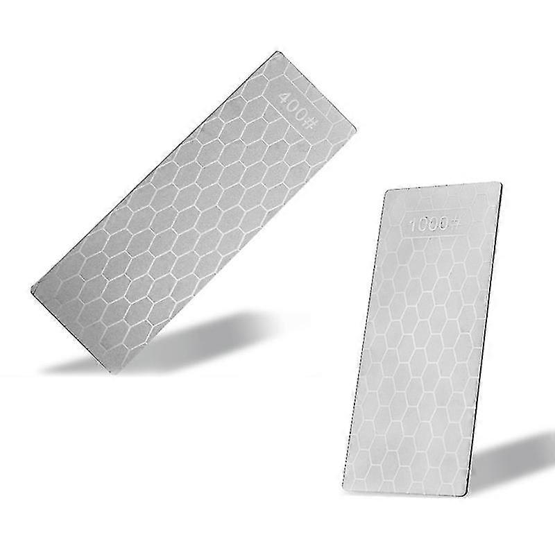 Diamond Knife Sharpening Stone 400 +1000 Knife Sharpener Ultra-thin Honeycomb Surface Whetstone Gri
