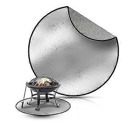 Fireproof Hearth Rug Fire Resistant Hearth Pad Foldable Durable Non Slip Mat-14inch