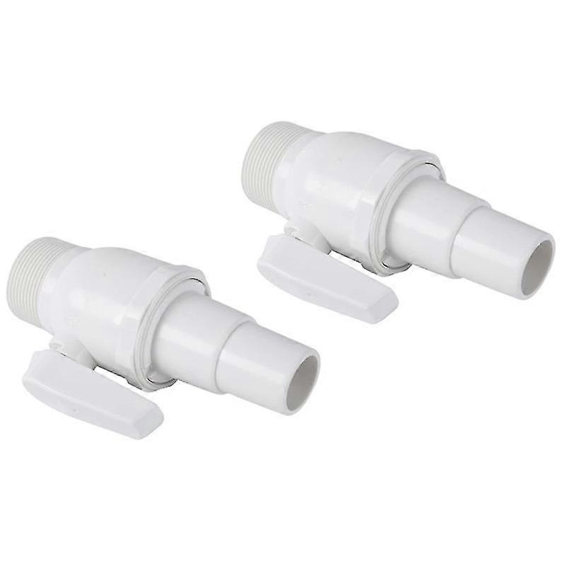 2PCS Swimming Pool Shutoff Valve, Swimming Pool Hose Adapter, Swimming Pool Shutoff Valve, Piston Valve, Swimming Pool Filter Pump Accessories, Swimm