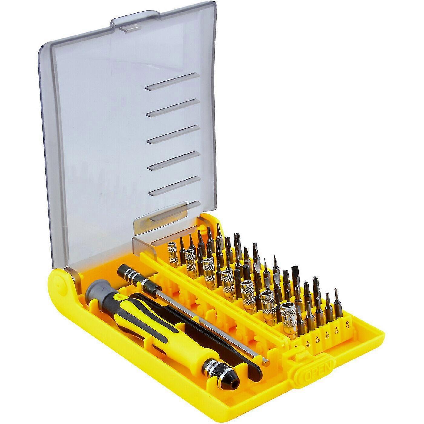 45pc Security Bit Set Torx Star Tamperproof Hex Triwing Precision Tool