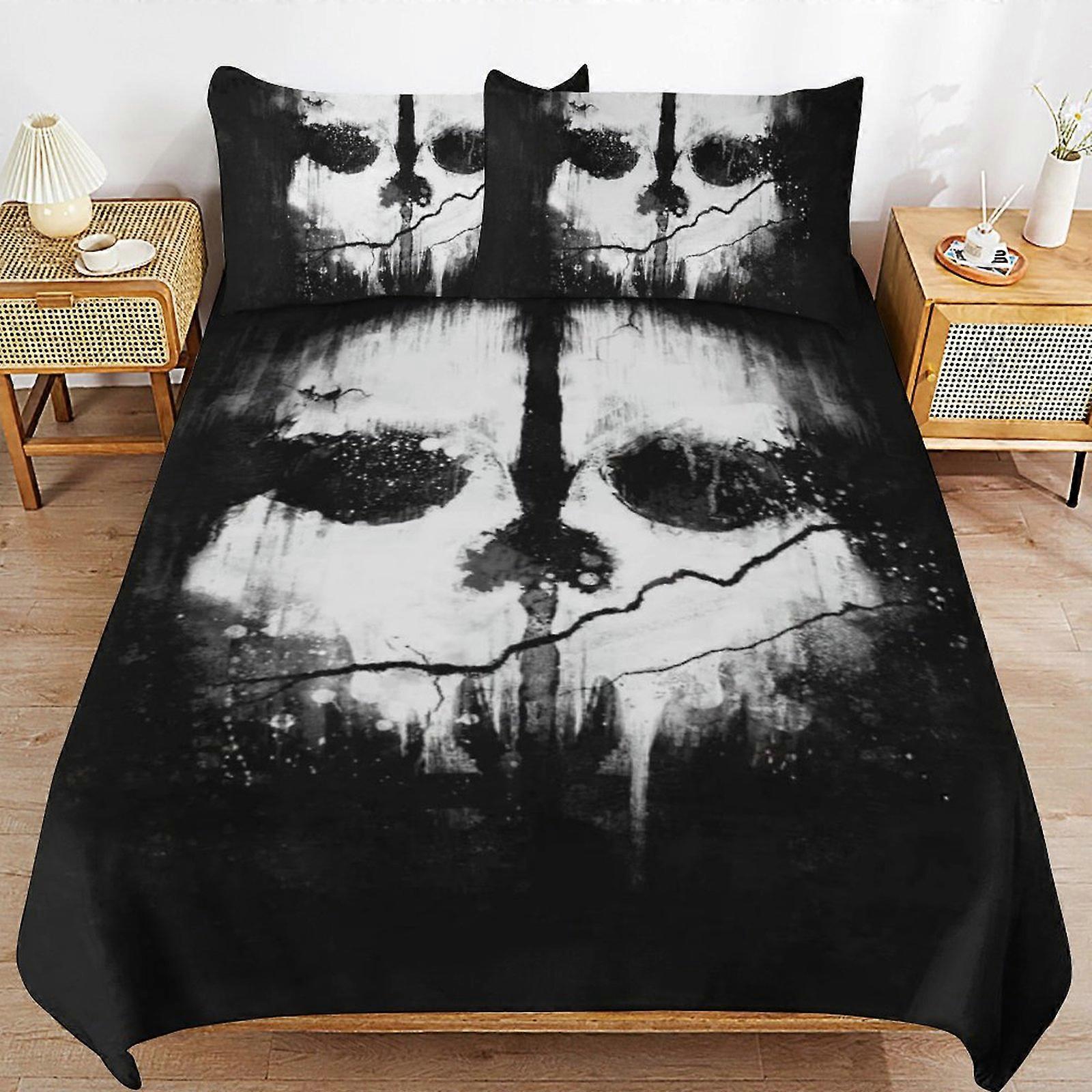 Bedding set WM479 Call Of Duty Bedding Set Duvet Cover Comfortable and Lightweight Cartoon Bedding 3 Piece (Multiple sizes to choose from) SW479