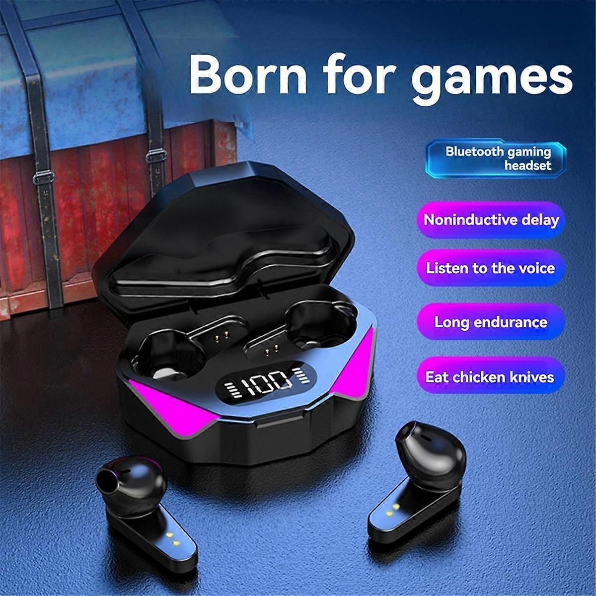 X15 Bluetooth Headset Bluetooth Gaming Headset Gaming E-Sports Digital Display Low Latency Low Power Consumption Headset