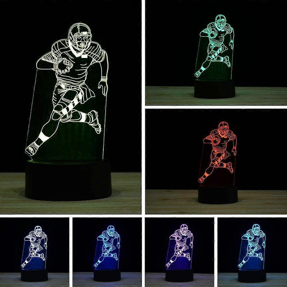 3D Illusion LED Night Light,16 Colors Gradual Changing Touch