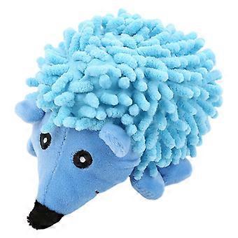 Brinquedo para cães de estimação mop pelúcia ouriço brinquedo de mastigar disponível em duas cores