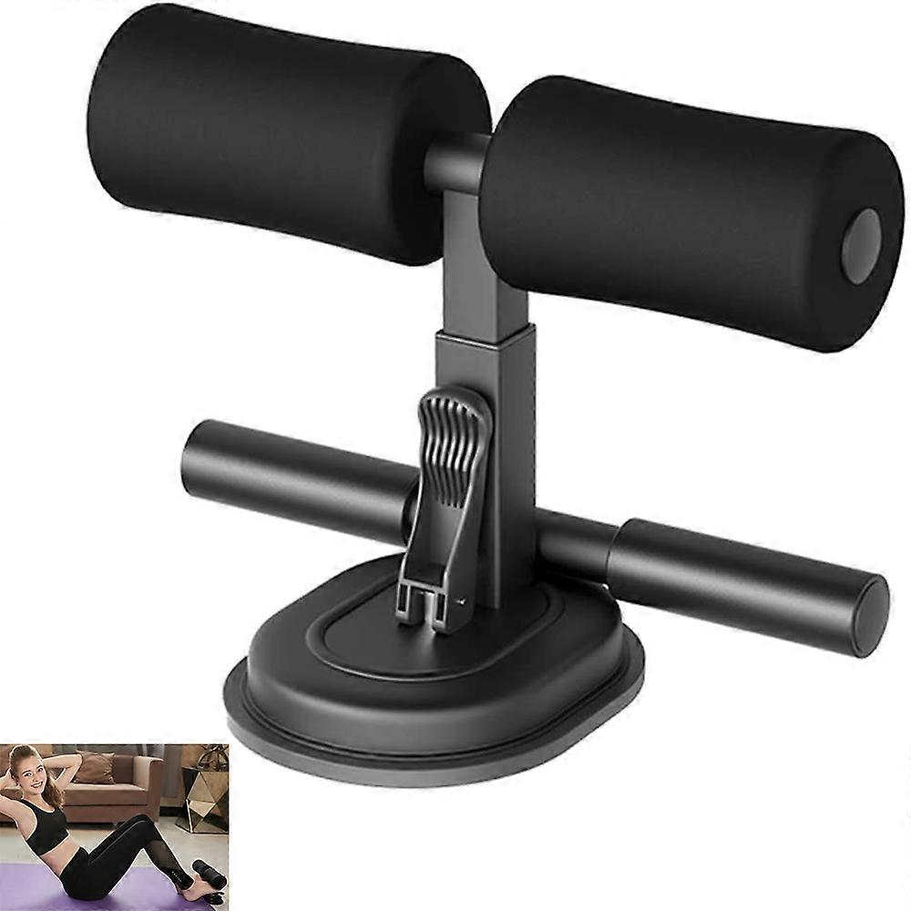 Portable Floor Sit Up Bar, Adjustable Self Suction Sit Up Aid