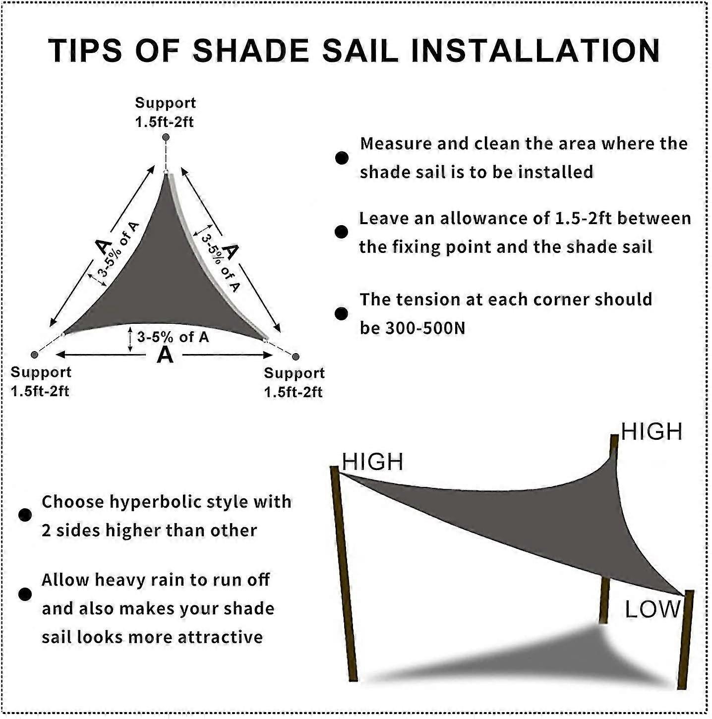 Right Angled Outdoor Sun Shade