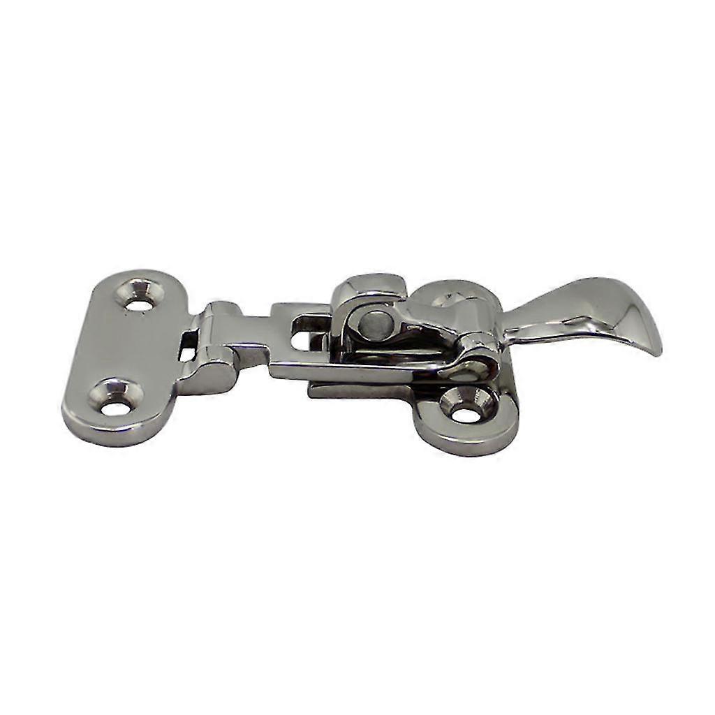 Boat Deck Lock Hasp Stainless Lockable Hold Down Clamp Antirattle For Latch Fast