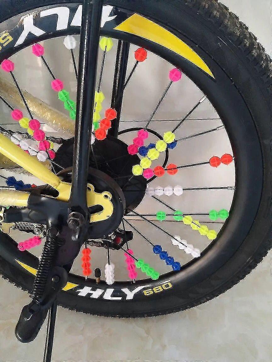 Bicycle Spoke Beads Multicolor Approx. 100