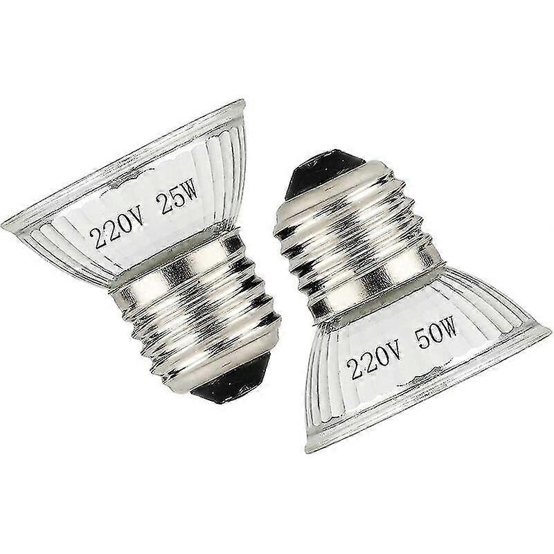 Heat And Light For Reptile And Amphibian Aquariums, 2 Uva Uvb 25w/ 50w/e27 Lamps.