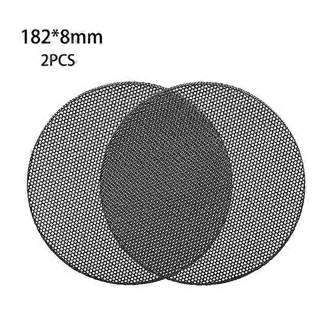 P82F 2Pcs For 1"/2"/2.5"/3"/3.5"/4"/5"/6"/8" inch Speaker Conversion Net Cover Car Audio- Decorative Circle Metal Mesh Grille