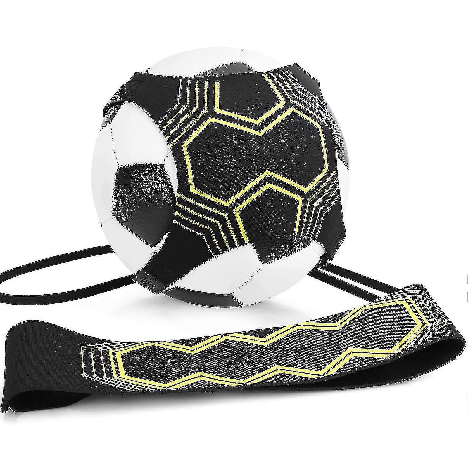 كرة القدم ركلة مدرب كرة القدم التدريب حزام التدريب المساعدات للأطفال الشباب اليدين الحرة حزام كرة القدم يناسب حجم الكرة 3 4 5