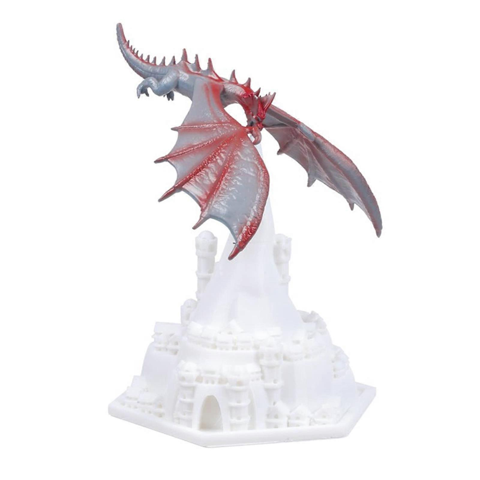 3D Printed Fire Breathing Dragon Night Light Led Home Creative Llight Gift