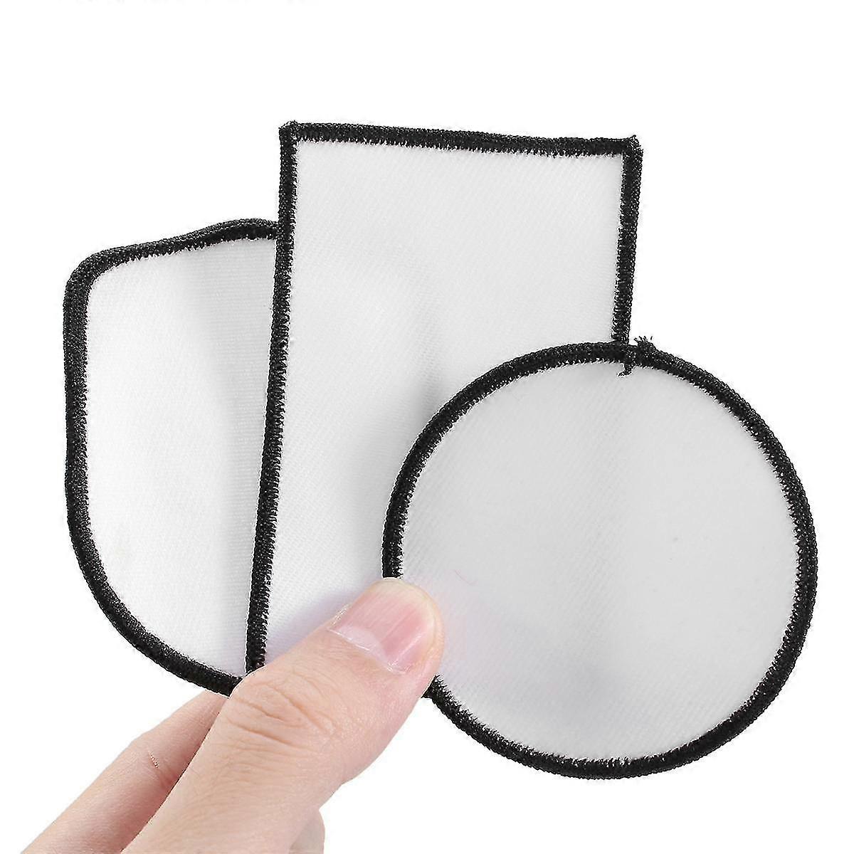 24pcs Sublimation Blanks Fabric Iron-on Patches Repair For Hats Clothes Backpacks Uniforms,3 Styles