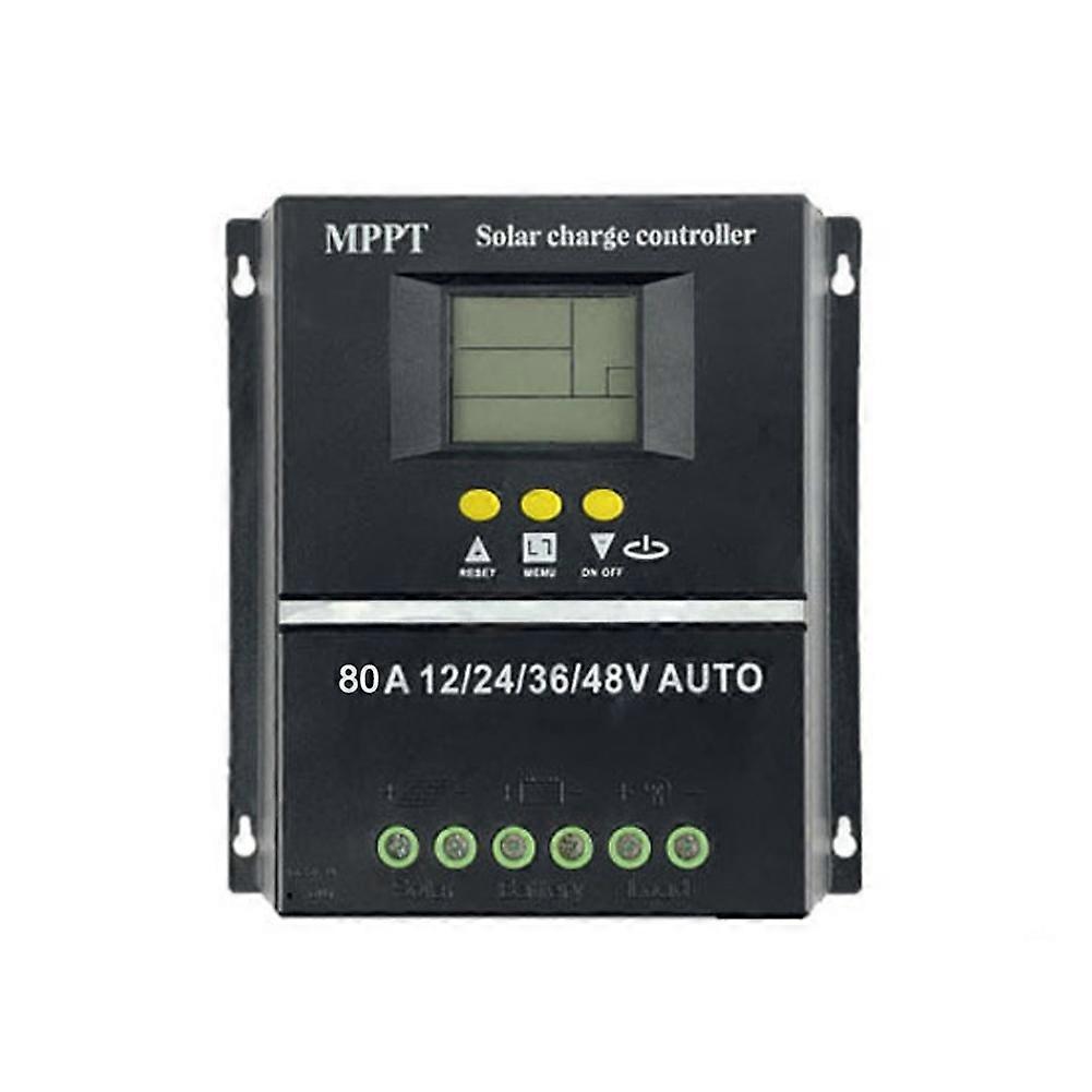 80A MPPT / PWM Solarladeregler 12V / 24V / 36V / 48V Auto Controller Solar PV Batterieladegerät mit