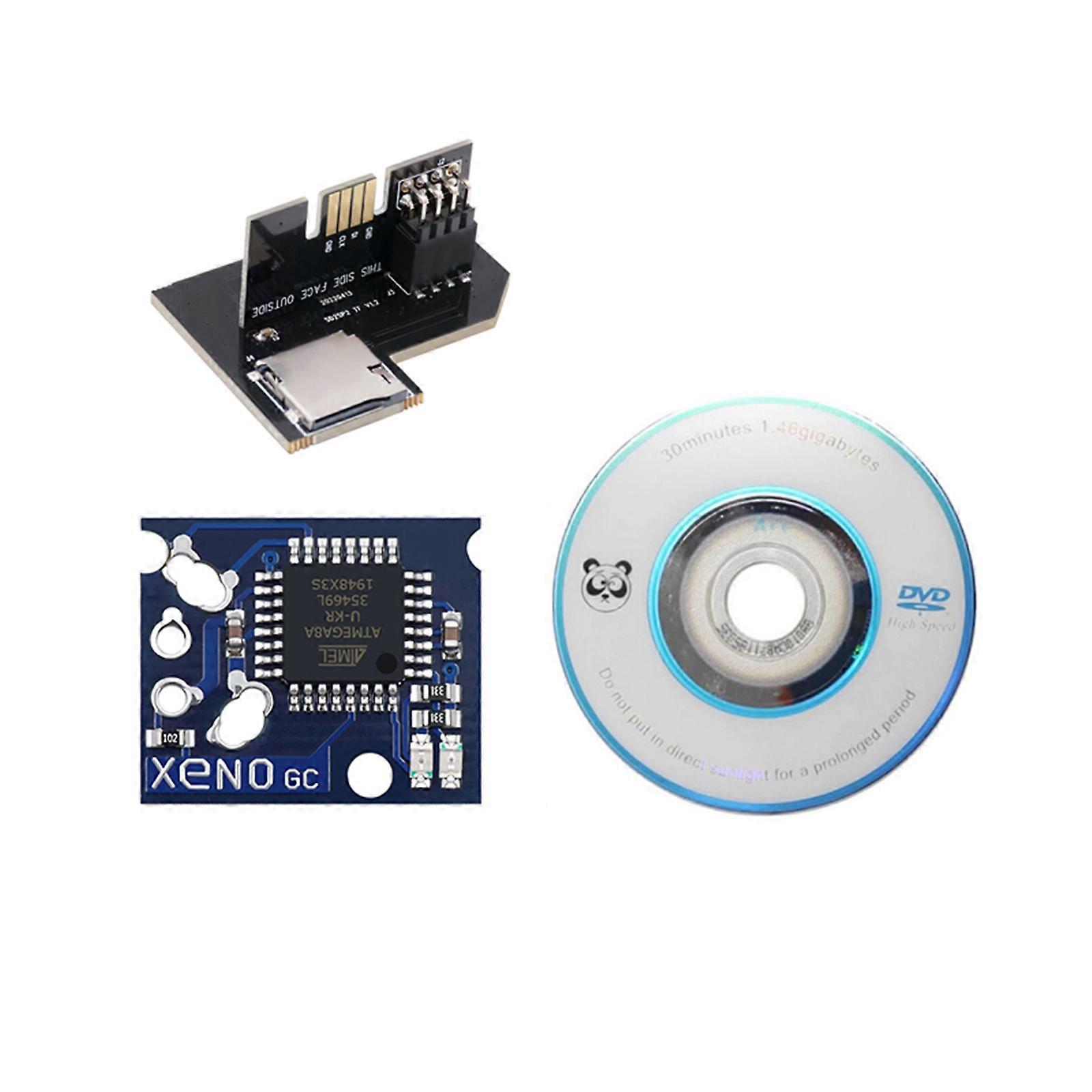 Game Replace Part for NGC NTSC SD2SP2 Micro SDCard Adapter Disc DVD XenoGC Chip