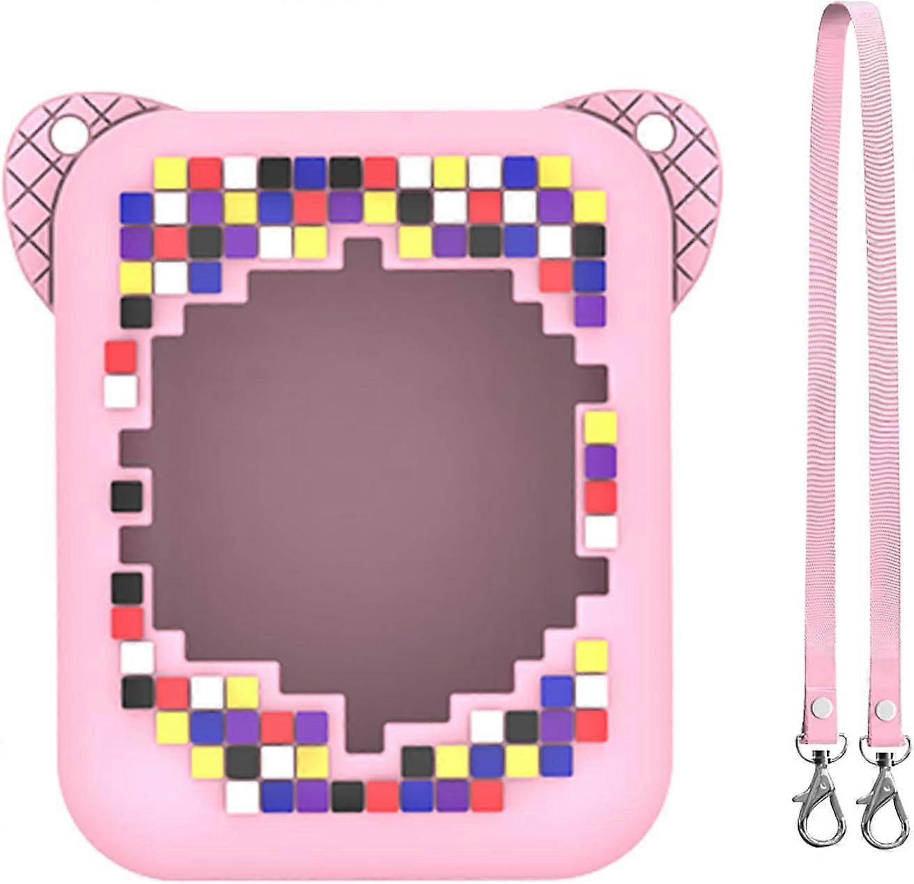 Silicone Case for Bitzee Interactive Toy Digital Pet Case, Protective Storage Holder for Bitzee Virtual Electronic Pets with Lanyard