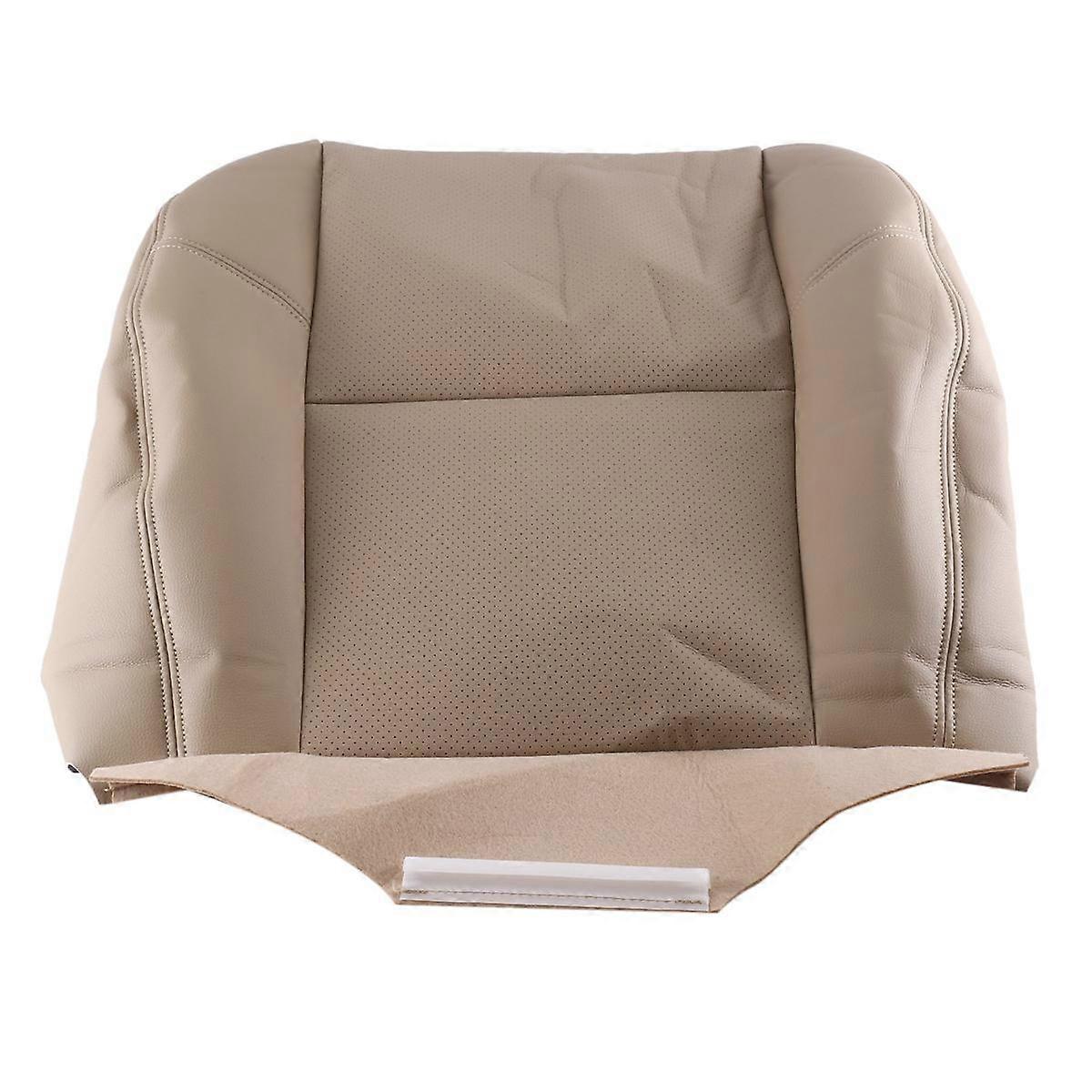 Car Front Driver Side PU Leather Seat Cushion Bottom Seat Cover for Escalade 2007-2014 Beige