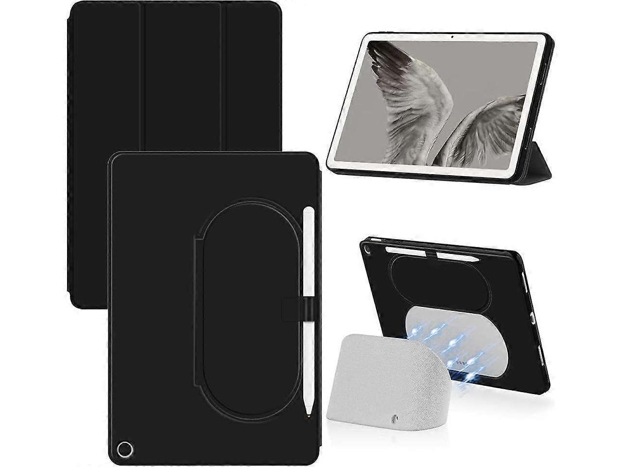 for Google Pixel Tablet 2023 Case 11 inch Ultra Slim PU Leather TPU Back Shell Foldable Kickstand, Drop-Shockproof Case Cover Google Pixel Tablet Comp