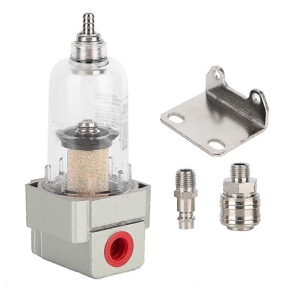 Compressed Air Filter Water Separator Oil Separator Included Quick Coupling 1/4"