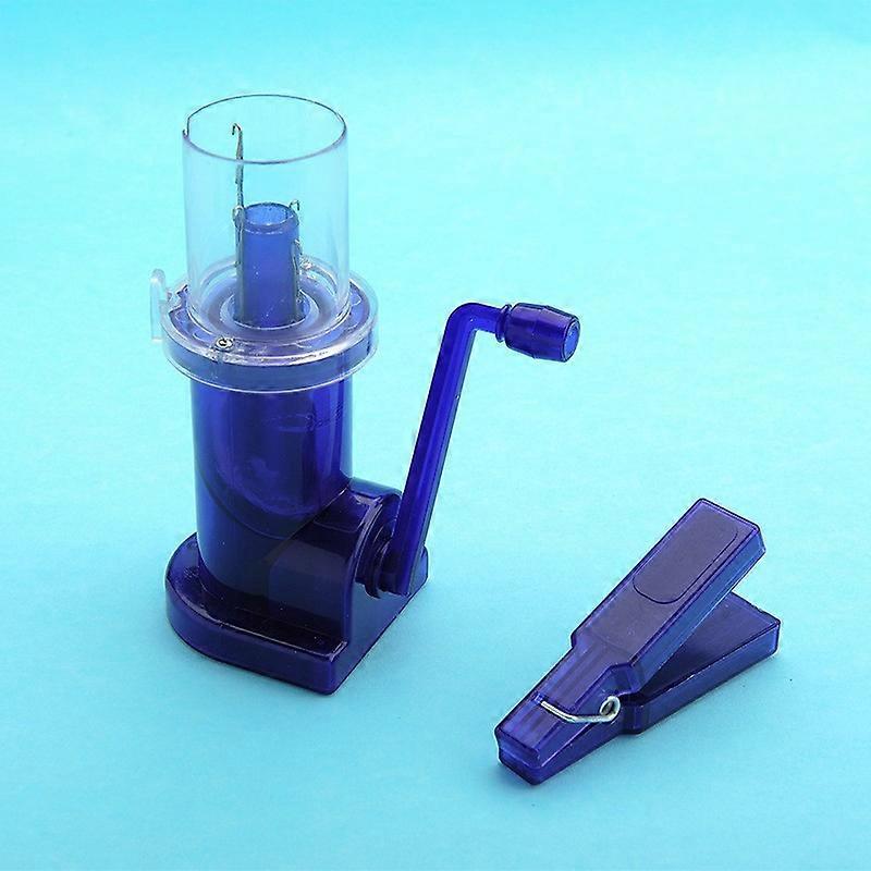 Knitting Tool, Blue Knitting Sewing Tool, Knitting Machine 5.5 x 3.7 Inch Hand Knitting Machine Knitting for DIY Knitting Mini Knitting Machine Bobbin