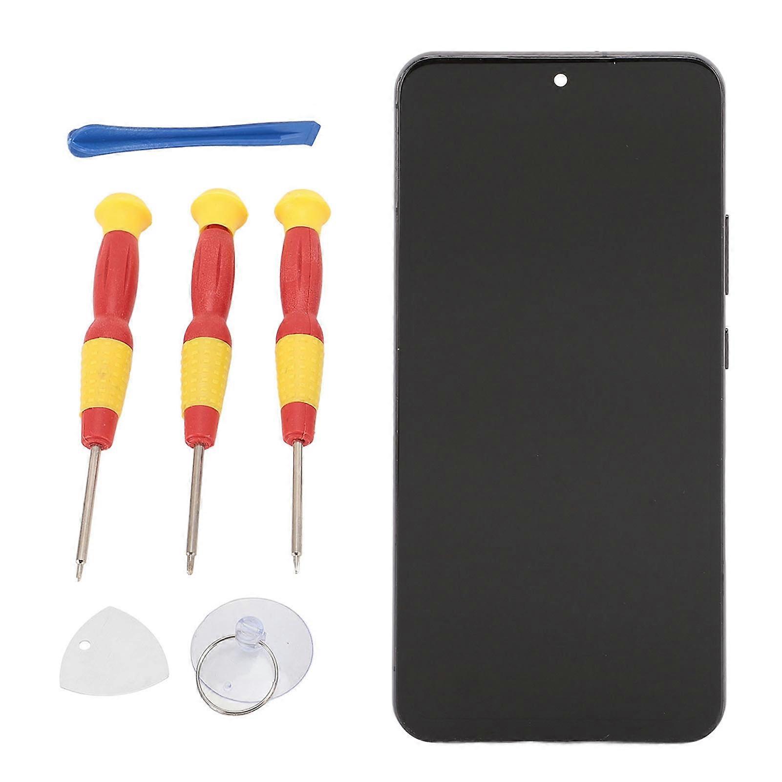 Phone TFT Screen Replacement Incell Touch Screen Digitizer Assembly with Frame Tools for S23 Plus US Version Black