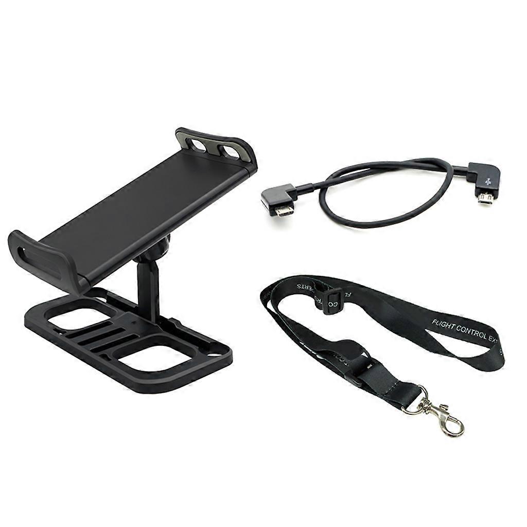 Foldable Expansion Bracket Adjustable Tablet Stand Phone Holder with Lanyard Compatible with Mavic 2/Mini SE/Pro/Spark
