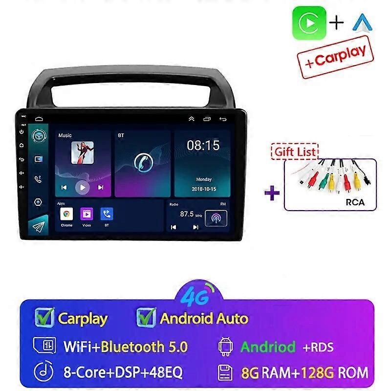 Android 13 Car Radio For KIA Carnival All-in-one VQ 2006 -2014 Multimedia Player Navigation GPS CarPlay Touch Screen Auto Stereo
