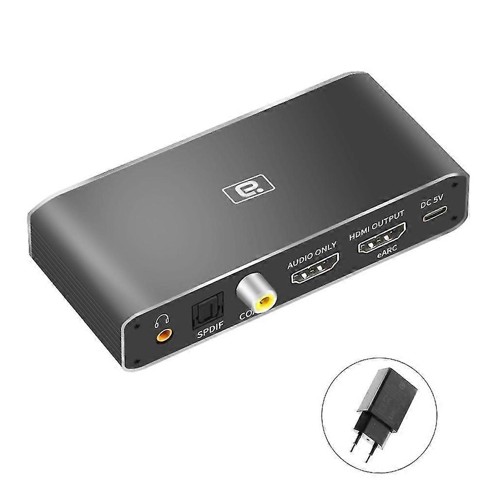 Hd375 Hdmi-compatible Audio Extractor 5.1 Audio Splitter 2x1 Hdmi-compatible2.0