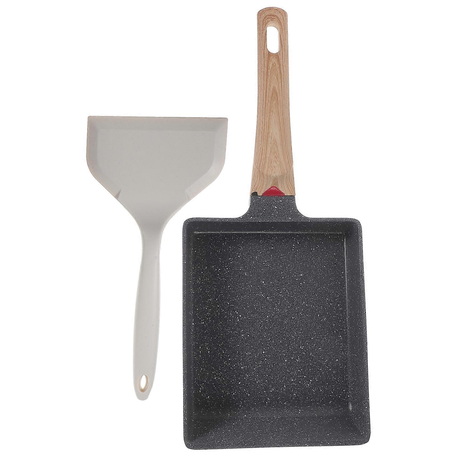 1 Set of Multi-function Frying Pan Convenient Egg Pan Ergonomic Steak Frying Pan Egg Accessory