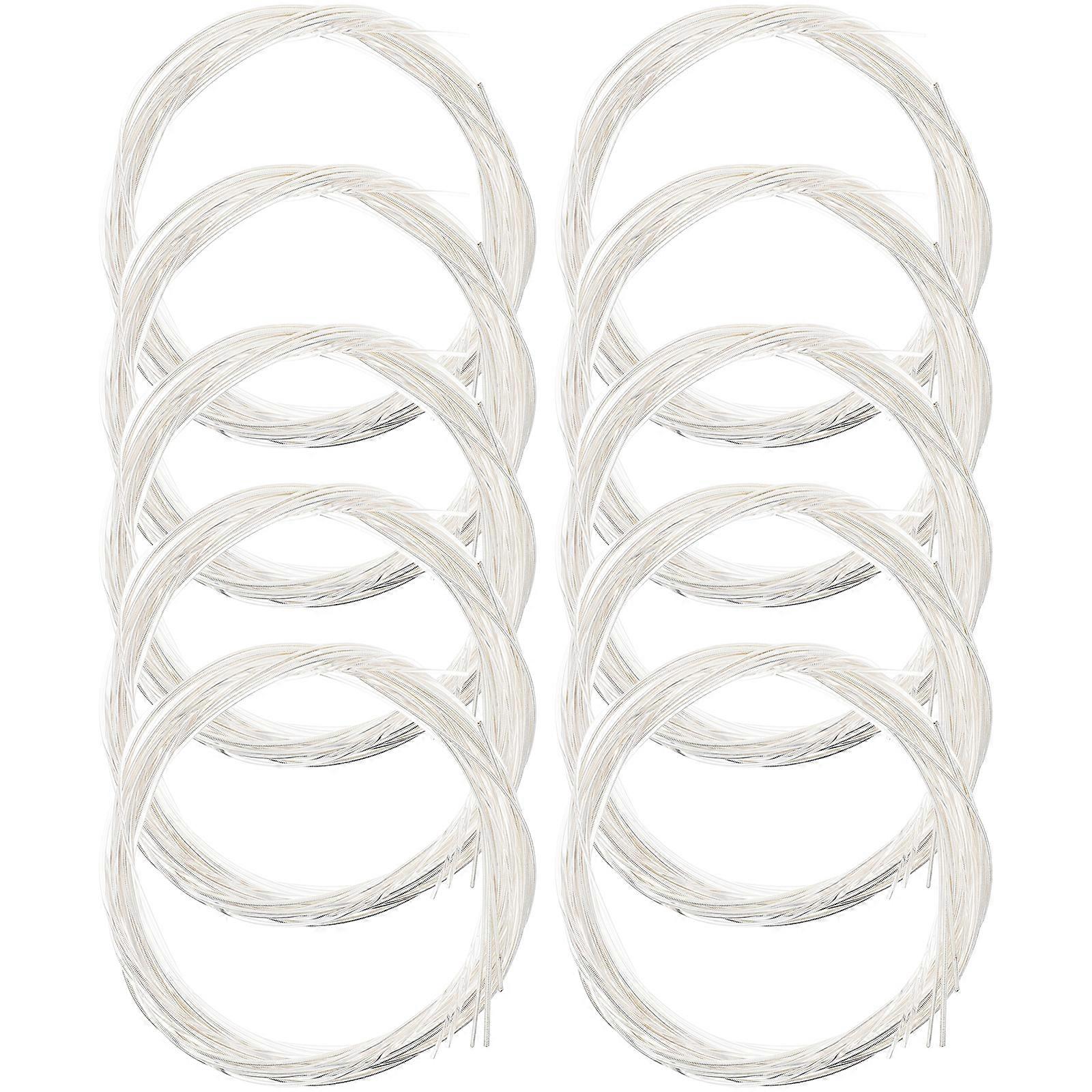 10 Packs Guitar Strings Folk Guitar Replacement Strings Guitar Nylon Strings