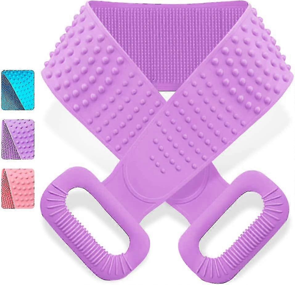 35,5 polegadas/90 cm para trás Scrubber Shower Brush Super Long Bath Body Brush Para
