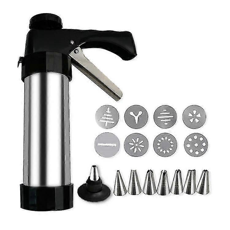 Biscuit Press Set,cookie Maker Press Gun Kit,stainless Steel Baking Tools Biscuit Making And Icing
