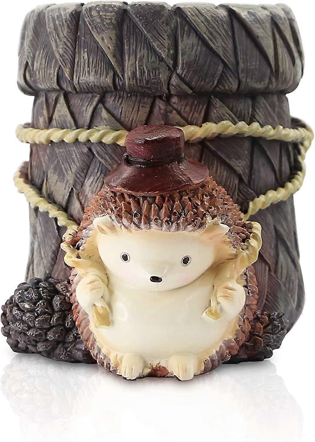 Cute Hedgehog Office Pen Holder