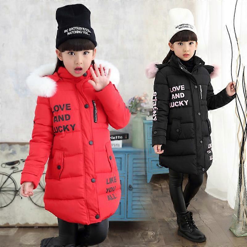 4 6 8 10 12 Years Teen Kids Parka Keep Warm Autumn Winter Jackets
