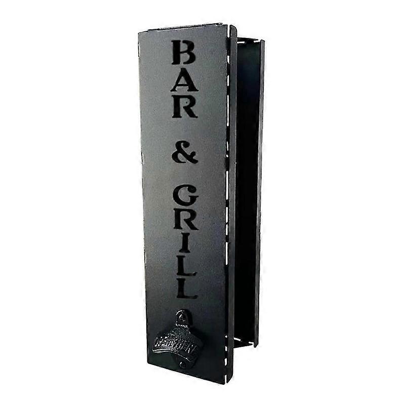 Can Cooler Holder with Bottle Opener, 2In1 Can Cooler Holder, Wall Mounted Can Cooler Holder Suitab