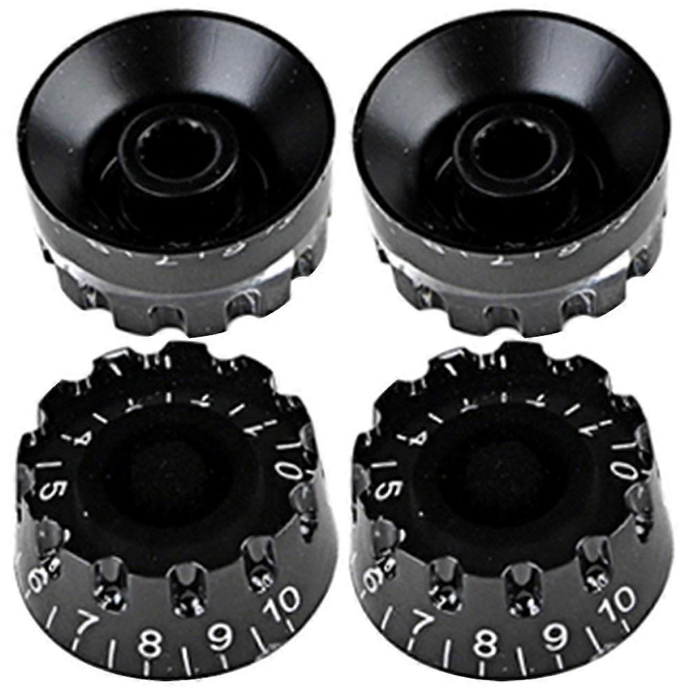 4 Pcs Guitar Accessories Radios Parts Replacement Remote Bass Control Turning Guitar Knobs