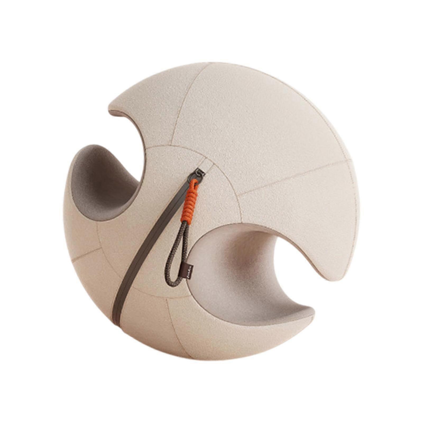 כושר יוגה כדור אימון יציבות ציוד 34 ס"מ כדור תרגיל אפור