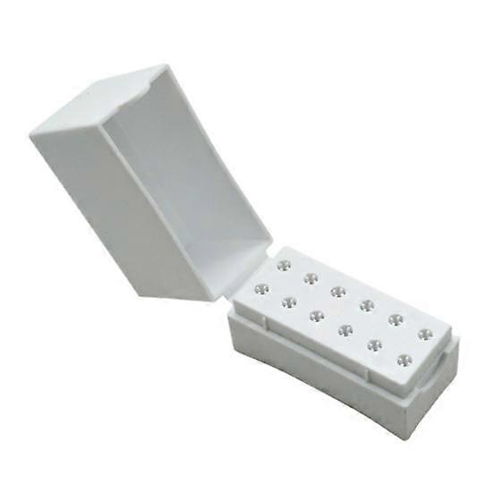 12 Holes Moisture-proof Box Buckle Large Capacity Bit Design Dustproof Manicure Tool Nail Art Drill