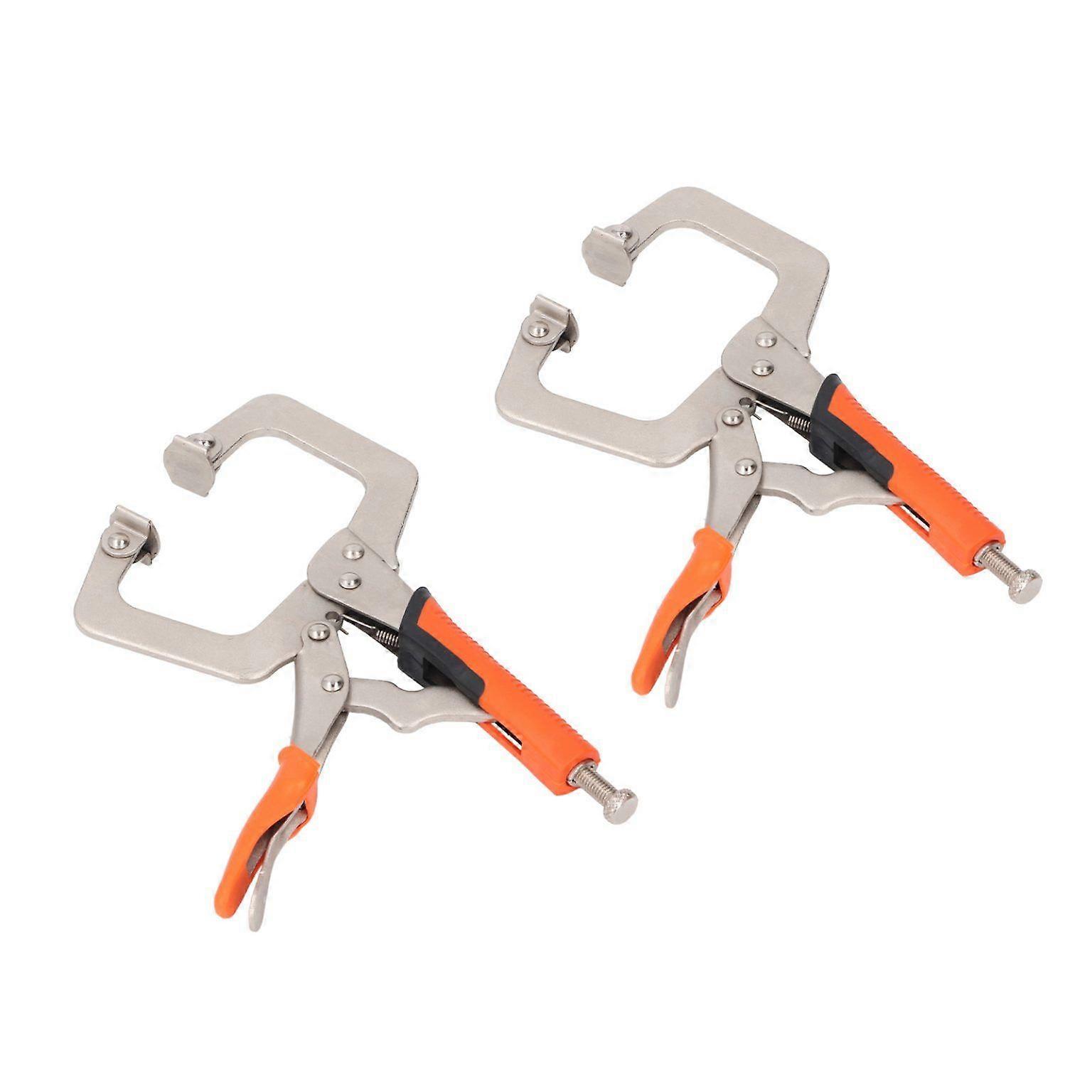 locking c clamp set face clamp 2Pcs Locking C Clamp Pliers Set Heavy Duty