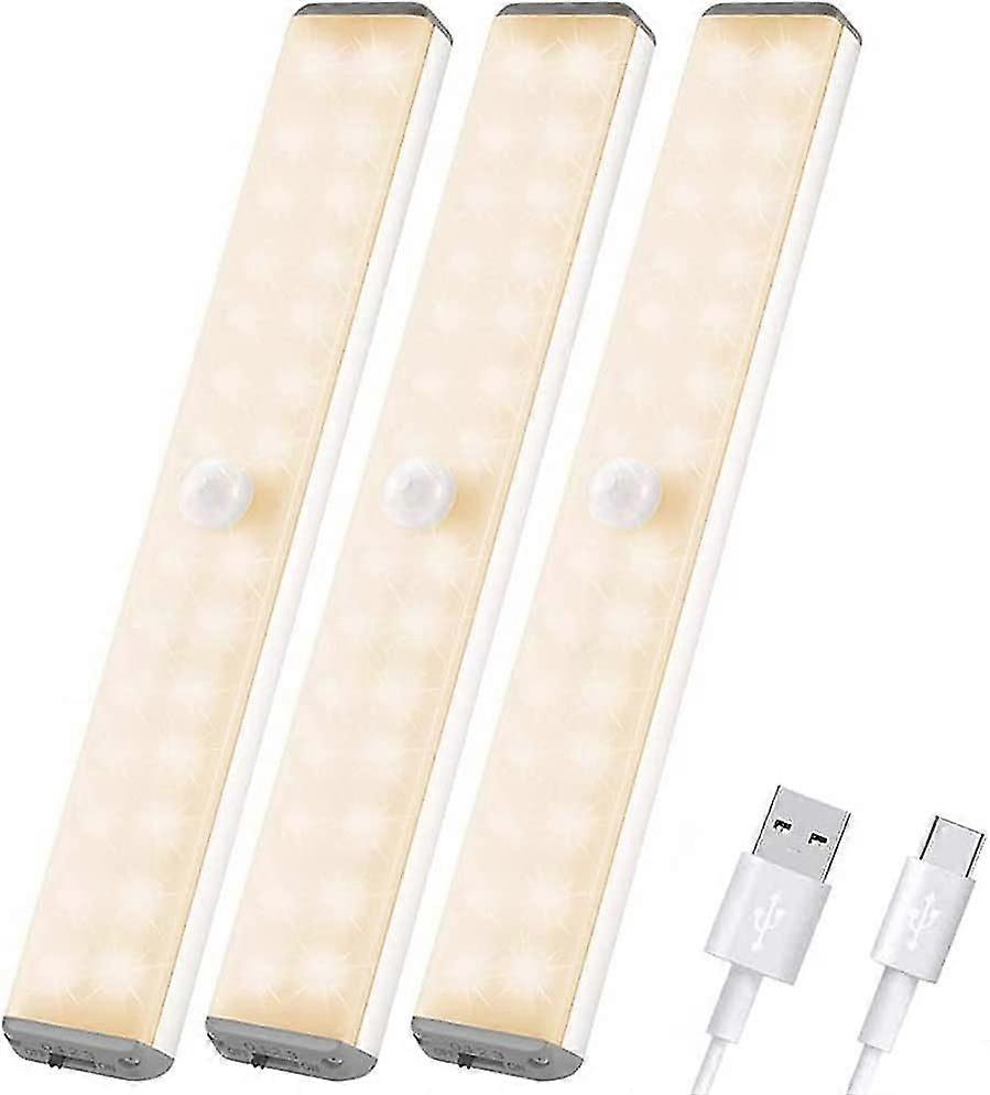 Under Cupboard Lights,led Motion Sensor Light Indoor Closet Wireless Undercounter Lights Kitchen Cabinet Lighting Rechargeable Battery Powered Bedroom