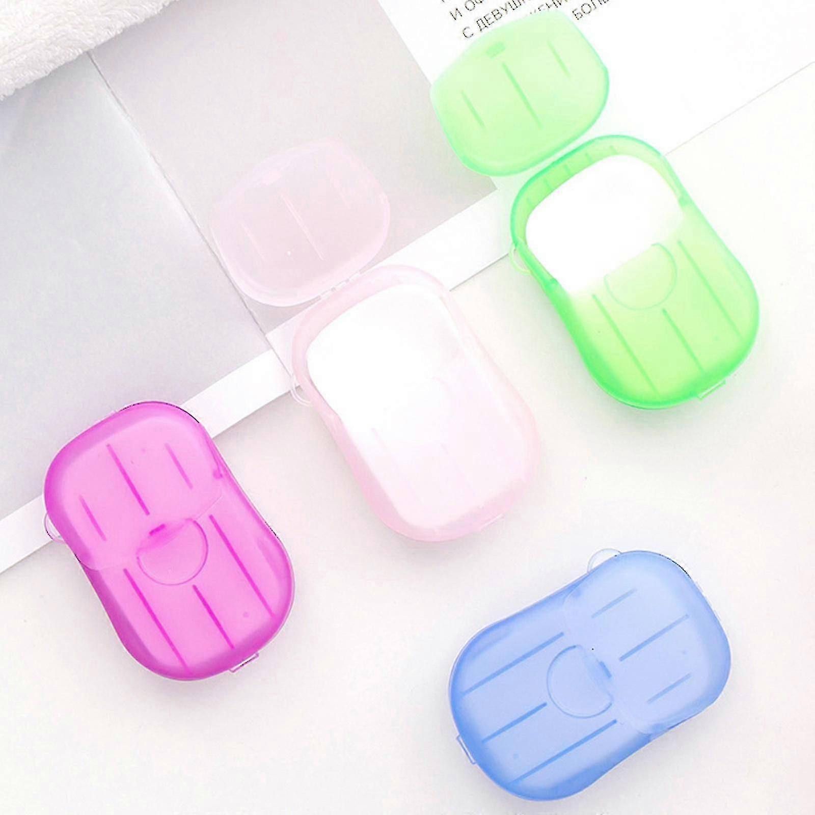 Disposable Soap Tablets Portable Travel Small Soap Cleaning 20 Tablets Of Soap