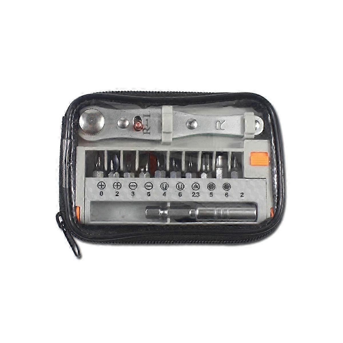 12Pcs Portable Bidirectional Ratchet Screwdriver Set Multi- Screwdriver Set Portable Ratchet Hand T